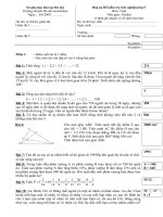 Đề thi toán trường Amtesdam