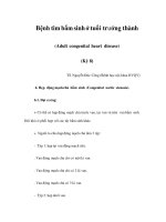 Bệnh tim bẩm sinh ở tuổi trưởng thành (Adult congenital heart disease) (Kỳ 8) ppt