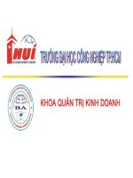 tổng quan về bán hàng và quản trị bán hàng