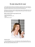 Da mịn màng đón hè sang! docx