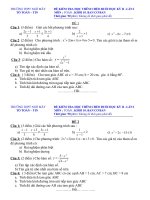 Đề KT 1 tiết (Phụ đạo)