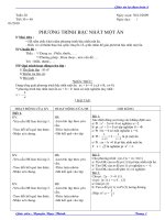 Giao an tu chon toan 8. HK2.