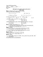 KT giữa kì 2 toán 7