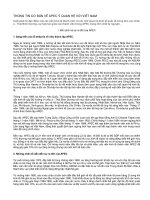 THÔNG TIN CƠ BẢN VỀ APEC VÀ QUAN HỆ VỚI VIỆT NAM