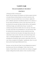 LUYỆN ĐỌC TIẾNG ANH QUA TÁC PHẨM VĂN HỌC-VANITY FAIR -WILLIAM MAKERPEACE THACKERAY -CHAPTER 22 pdf