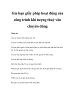 Gia hạn giấy phép hoạt động của công trình khí tượng thuỷ văn chuyên dùng ppsx