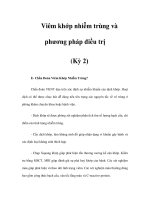 Viêm khớp nhiễm trùng và phương pháp điều trị (Kỳ 2) pps