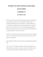 LUYỆN ĐỌC TIẾNG ANH QUA TÁC PHẨM VĂN HỌC-JOURNEY TO THE CENTER OF THE EARTH -JULES VERNE- CHAPTER 25 pdf