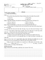 KIEM TRA TIET45 CO DAP AN + MTRAN