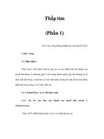 Thấp tim (Phần 1) docx