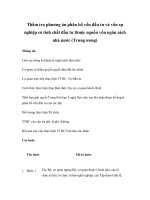 Thẩm tra phương án phân bổ vốn đầu tư và vốn sự nghiệp có tính chất đầu tư thuộc nguồn vốn ngân sách nhà nước (Trung ương) pdf