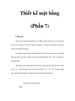 Thiết kế mặt bằng (Phần 7) pdf