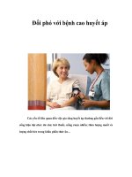 Đối phó với bệnh cao huyết áp pot