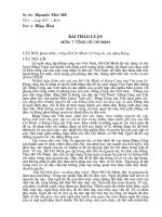 Tư tưởng Hồ Chí Minh về công tác xây dựng Đảng