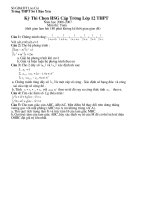 Tuyển tâp đề thi HSG THPT số 1 Bảo yên-Lao cai