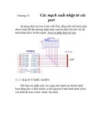 Tổng quan về vi điều khiển, chương 13 pps