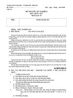 KTĐK GKII (T+TV) - QUANG TIÊU