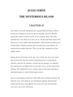 LUYỆN ĐỌC TIẾNG ANH QUA TÁC PHẨM VĂN HỌC-JULES VERNE- THE MYSTERIOUS ISLAND- CHAPTER 29 potx