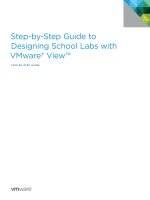Step by step designing school labs with VMware view