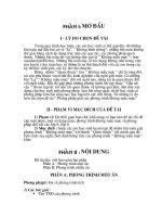 SÁNG KIẾN KINH NGHIỆM HAY