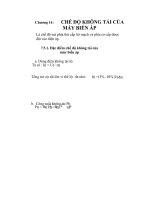 kỹ thuật đo lường và tính toán thiết kế máy điện, chương 14 doc