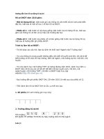 Hướng dẫn làm hồ sơ đăng kí dự thi ĐH-CĐ 2010