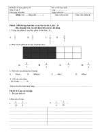 Đề kiểm tra  Toán  k4 GHKII