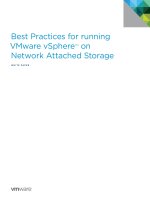Best Practices for running VMware vSphereTM on Network Attached Storage