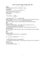 BỘ ĐỀ THI TỐT NGHIỆP 2010