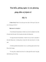 Tìm hiểu, phòng ngừa và các phương pháp điều trị bệnh trĩ (Kỳ 1) potx