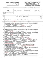 DE KIEM TRA 1 TIET LOP 12D LAN 1 HOC KY 2