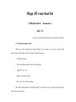 Hẹp lỗ van hai lá ( Mitralvalve stenosis ) (Kỳ 3) ppsx