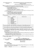 Đề và ĐA thi HSG Sử 12 tỉnh Thái Bình 2009