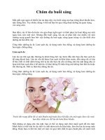 Chăm da buổi sáng pot