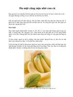 Da mặt căng mịn nhờ rau củ ppsx