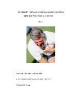 XỬ TRÍ BIẾN CHỨNG CỦA NHỒI MÁU CƠ TIM VÀ PHÒNG BỆNH THỨ PHÁT NHỒI MÁU CƠ TIM (Kỳ 1) doc