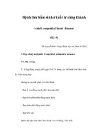 Bệnh tim bẩm sinh ở tuổi trưởng thành (Adult congenital heart disease) (Kỳ 9) doc