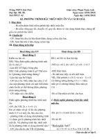 Đại số 8. Tiết 42.