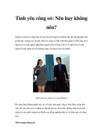 Tình yêu công sở: Nên hay không nên? potx