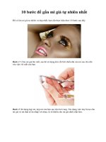 10 bước để gắn mi giả tự nhiên nhất pptx