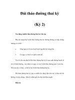 Đái tháo đường thai kỳ (Kỳ 2) pptx