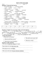 de kiem tra 45'''' so 1 ky II