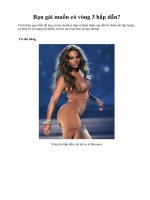 Bạn gái muốn có vòng 3 hấp dẫn? ppsx