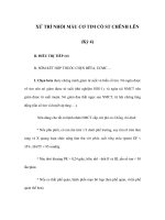 XỬ TRÍ NHỒI MÁU CƠ TIM CÓ ST CHÊNH LÊN (Kỳ 4) ppt