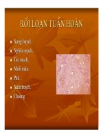 giải phẫu bệnh xung huyết nghẽn mạch