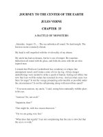 LUYỆN ĐỌC TIẾNG ANH QUA TÁC PHẨM VĂN HỌC-JOURNEY TO THE CENTER OF THE EARTH -JULES VERNE- CHAPTER 33 doc