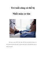 Trẻ tuổi cũng có thể bị Nhồi máu cơ tim potx