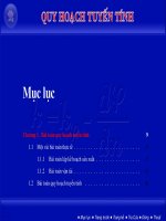 bài giảng quy hoạt tuyến tính