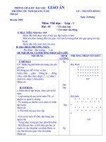 Thể dục lớp 1 tuần 1.