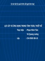 Cơ sở vật lý quá trình cắt gọt kim loại docx